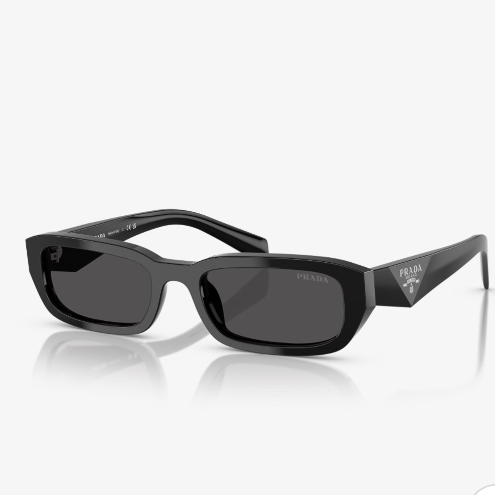 Authentic Prada black PR B06S Sunglasses worn once comes with case